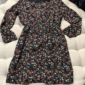 J. Crew Multicolor Floral Dress